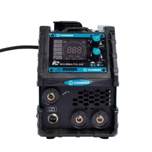 Aparat de sudat semi-automat MIG/MMA/TIG-200 Hammer 41550 foto