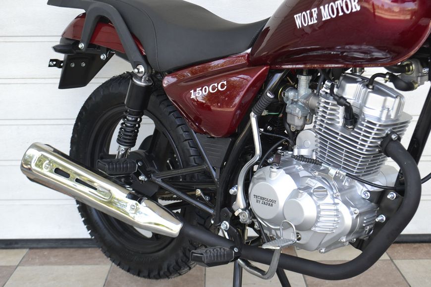 Мотоцикл Wolf Motor 150cc Dark-Red ID999MARKET_6858158 фото