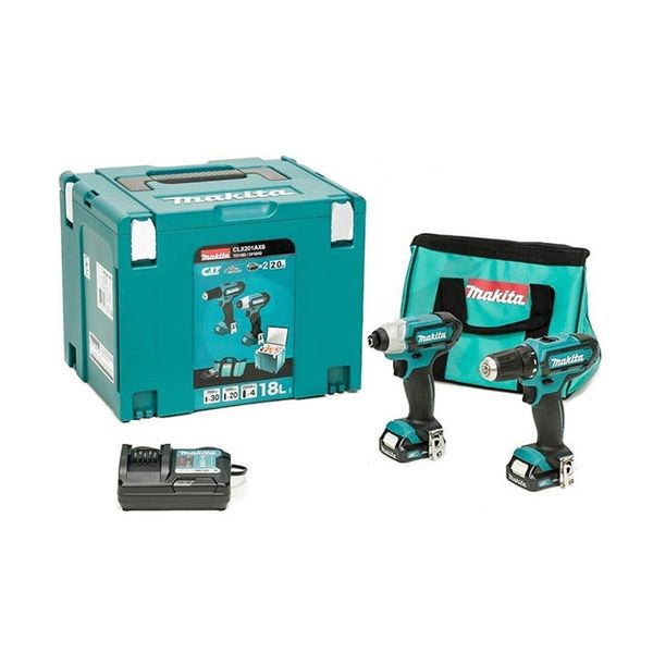 Набор аккумуляторные гайковерт + дрель-шуруповерт Makita DF331D+ TD110D ID999MARKET_6080694 фото