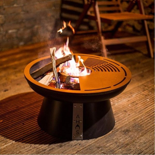 Focar AHOS FIRE PIT 600, negru ID999MARKET_6847440 foto