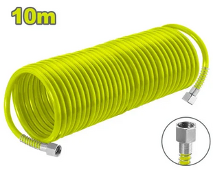 Furtun spiralat cu cuplaj rapid Dyllu DTQG1910, 5&times;8 mm, 10 m 51081 foto