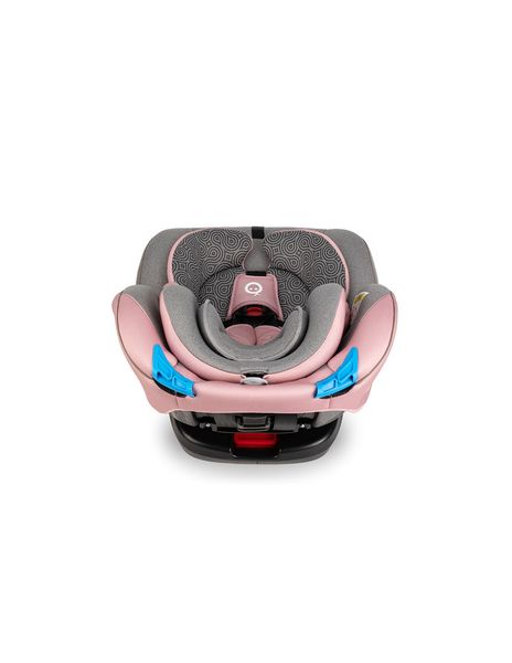 Scaun auto 0-36 kg cu rotație 360 MoMi Tordi Pink FOSA00018 foto