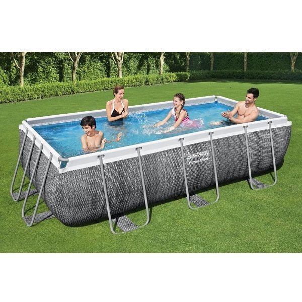 Pool Power Steel 404x201x100cm, 6478L, cadru metalic ID999MARKET_6163050 foto