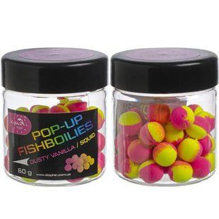 Плавающие бойлы DOLPHIN POP-UP Dusty Vanilla-Squid 18023 фото