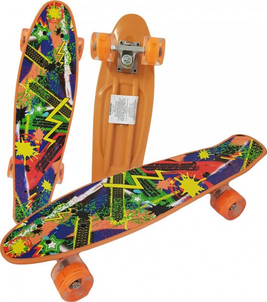 Pennyboard cu lumini și roți din silicon D2011-361 foto