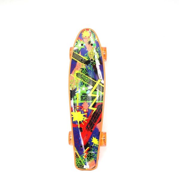 Pennyboard cu lumini și roți din silicon D2011-361 foto