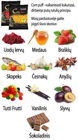 Воздушное тесто Traper Corn puff 4мм 20г - Wanilia (Ваниль) 18100 фото