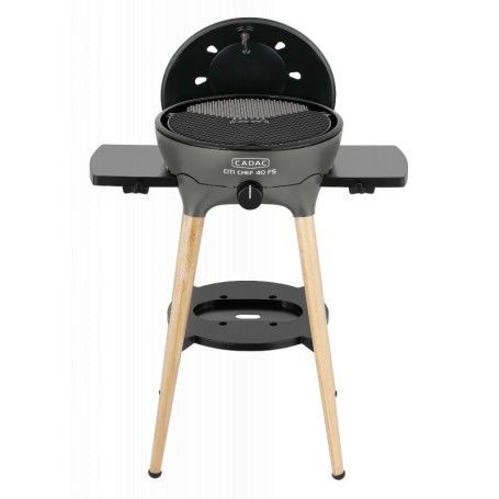 ГАЗОВЫЙ ГРИЛЬ CADAC CITI CHEF 40 FREESTANDING BBQ/DOME FLINT GREY, 30MBAR 5615-20-16-EF ID999MARKET_6167869 фото