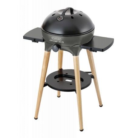 ГАЗОВЫЙ ГРИЛЬ CADAC CITI CHEF 40 FREESTANDING BBQ/DOME FLINT GREY, 30MBAR 5615-20-16-EF ID999MARKET_6167869 фото