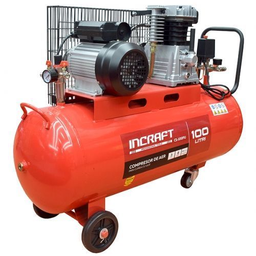 Компрессор 100л 3л.с., 1 цилиндр INCRAFT CS-100FU (масляный) CS-100FU фото