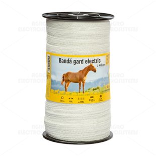 Bandă gard electric – 40 mm – 200 m – 120 kg – 3,8 Ω/m ID999MARKET_6258520 foto