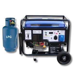 Гибридный генератор (бензин/газ) 8,5 кВт 230 В SL10000E-LPG, 8.5кВт SL10000E-LPG фото