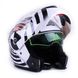 Casca moto inchisa VIRTUE MD-903 marime S zebra 2768 foto 3