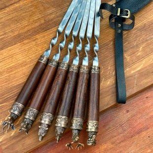 SET ACE PENTRU FRIGARUI PREMIUM "VANATOR" 6BUC, BRONZ ID999MARKET_6167891 foto