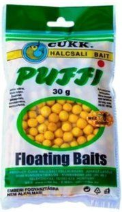 Aluat pufat Cukk Puffi Apro 30g (6-10mm) Galben / Miere 18781 foto