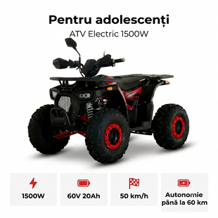 ATV Electric CROSSER BRAVE 1500W pentru Adolescenți 51475 foto