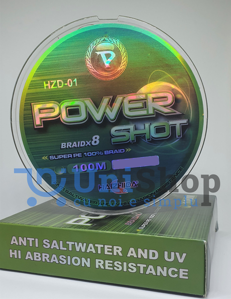 Плетеный шнур POWER SHOT 100 м 0,20мм 18322 фото