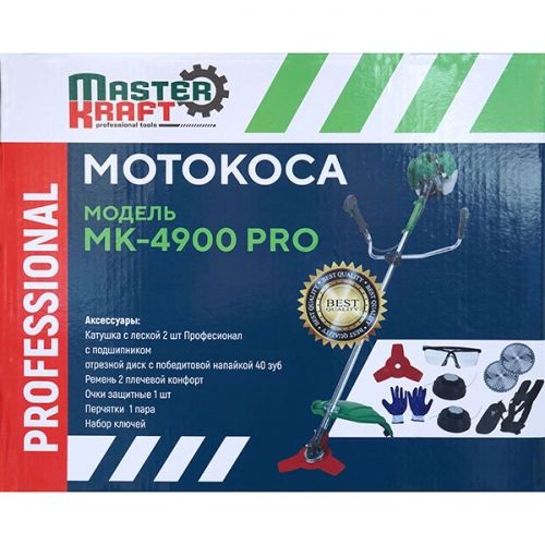 Мотокоса 4,9 кВт MK-4900 PRO Master Kraft MK-4900 PRO фото