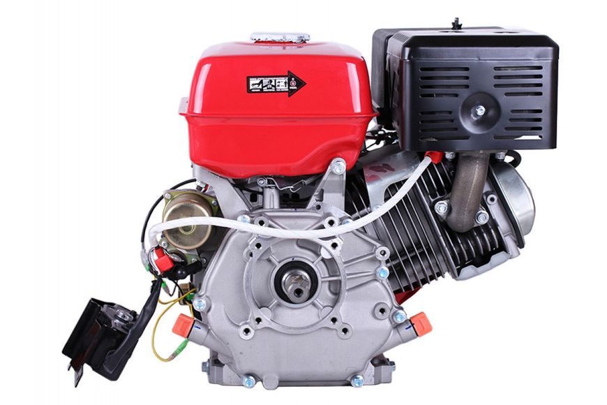 Motor pe benzină 190FE TATA (șponcă, 25 mm) 15 CP., starter electric ID999MARKET_6846268 foto