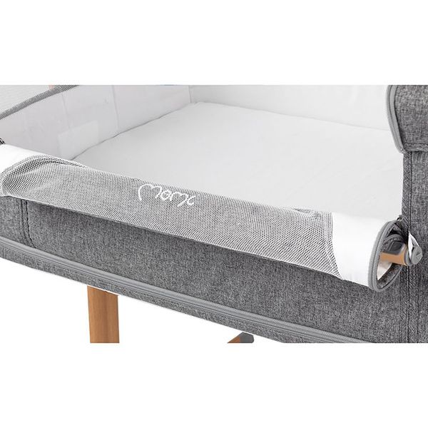 Кровать-Манеж MoMi Smart Bed Gray LOZE00002 фото