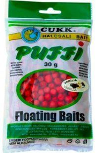 Aluat pufat Cukk Puffi Apro 30g (6-10mm) Roșu / Vanilie 18780 foto