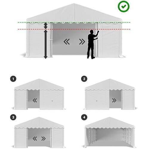 Cort / depozit / garaj 4x4x3,15m 4x4x3,15 foto