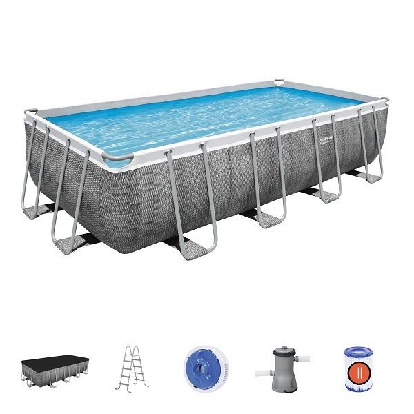 Pool Power Steel 488x244x122cm, 11532L, cadru metalic ID999MARKET_6163032 foto