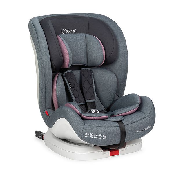 Автокресло 9-36 кг MoMi Safetylux Gray - Pink FOSA00011 фото