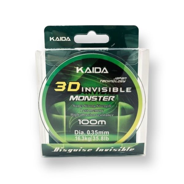 Fir monofilament KAIDA 3D 100м 0.26 22128 foto