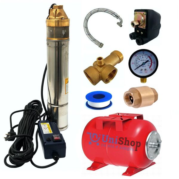 Kit Pompa submersibila 4SKM100, rezervor 24l 750W 19942 foto