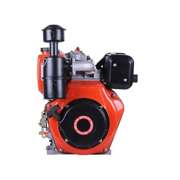 Motor diesel 186F TT (cu evacuare arbore pentru caneluri, 25 mm) 9 CP ID999MARKET_6867366 foto