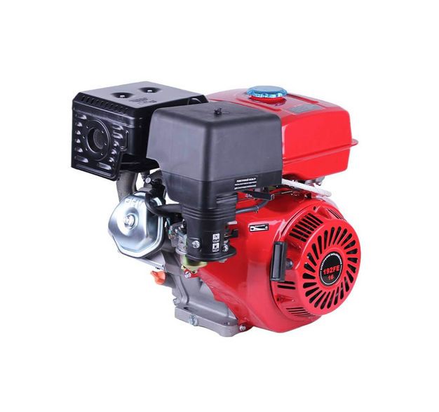 Motor pe benzină 192FE TATA (șliț, 25 mm) 16 CP., starter electric ID999MARKET_6846272 foto