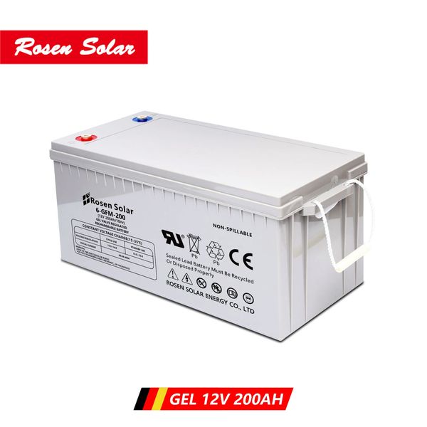 Acumulator Gel 12V 200 Ah, Rosen Solar 6-GMF-200 ID999MARKET_6815331 foto