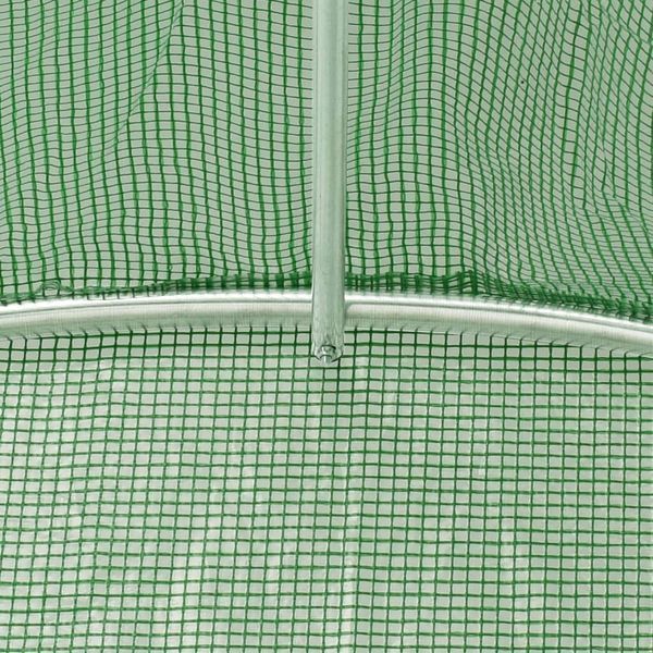 Seră 12x3x2.25m, +Cadou, 220 g/m2, 2 intrări, 26 mm 6839274 foto
