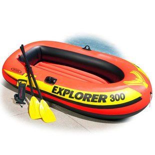 Barcă gonflabilă &ldquo;Explorer 300&rdquo; cu v&acirc;sle și pompă (211x117x41 cm) 58332 foto