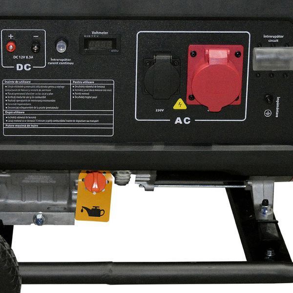 Бензиновый генератор Rotakt ROGE7000T, 6,8 кВт, 220В/380В ID999MARKET_6531615 фото