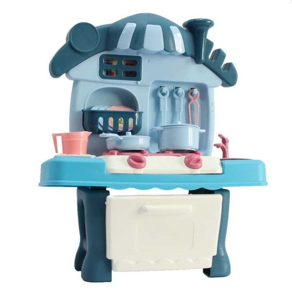 Bucătărie Happy Kitchen Blue pentru copii 44436 foto