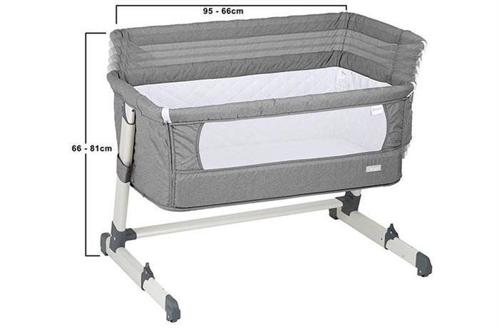 Кроватка 2 в 1 BabyGo Together Gray BGO-4602 фото